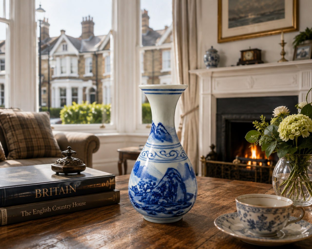Miniature Landscape Vase — Tranquility and Resilience