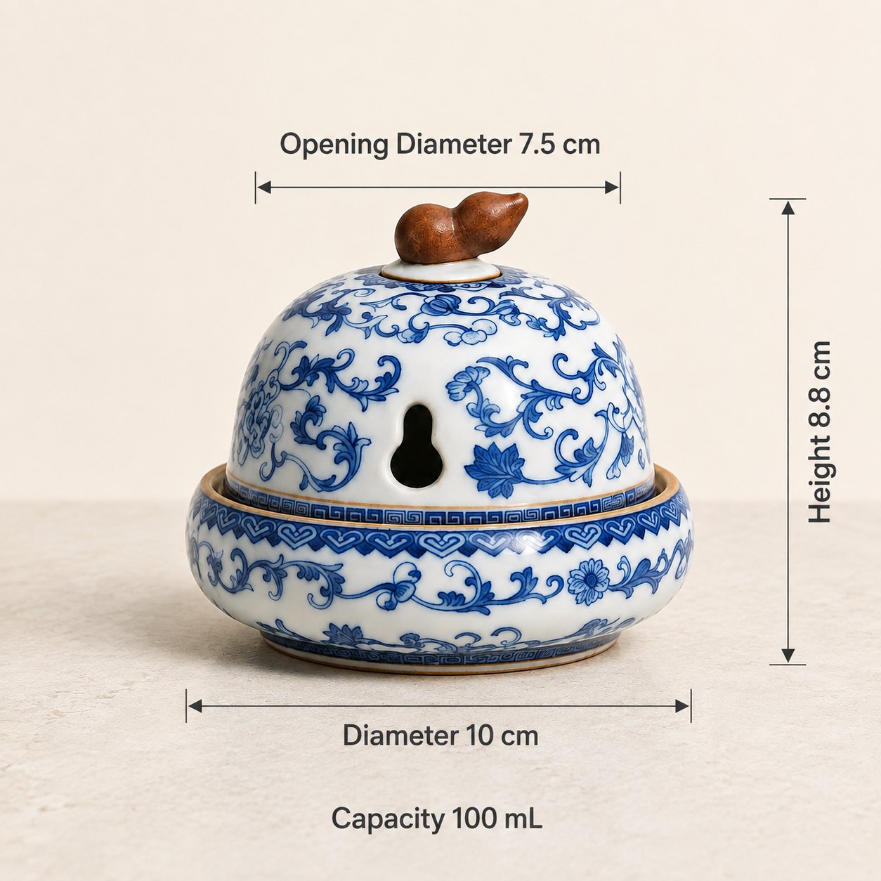 Ru-Ware Fortune Censer — Blessings and Serenity