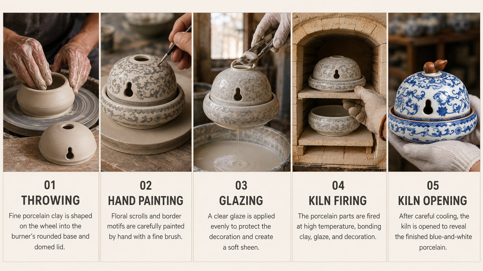 Ru-Ware Fortune Censer — Blessings and Serenity