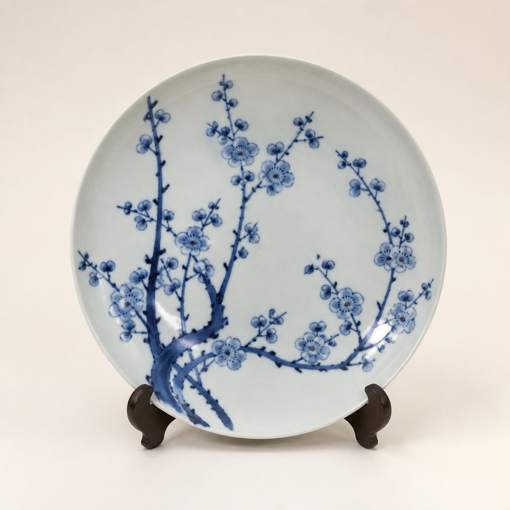 Plum Blossom Porcelain Plate