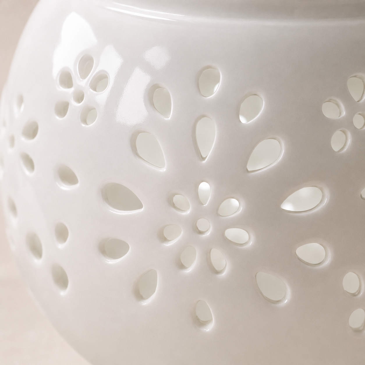 白花·玲珑瓷茶具 - Image 5