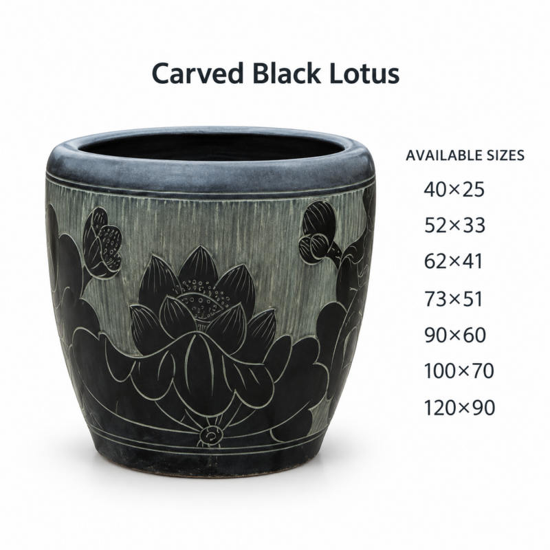 Carved Black Lotus